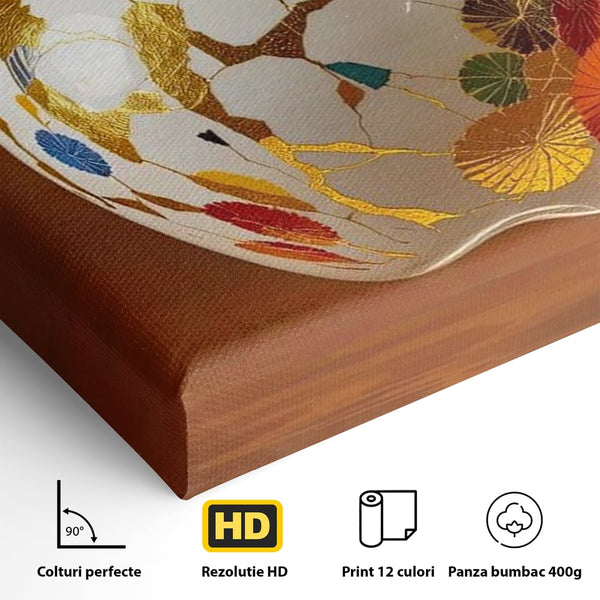 Leinwand Wandkunst Premium, LuxCanva® N1180, Ein Sammlerstück, Porzellan, Kostbar, Luxus, Modern, Elegant, Design, Meer, Japanisch, Orientalisch, Restaurant, Küche