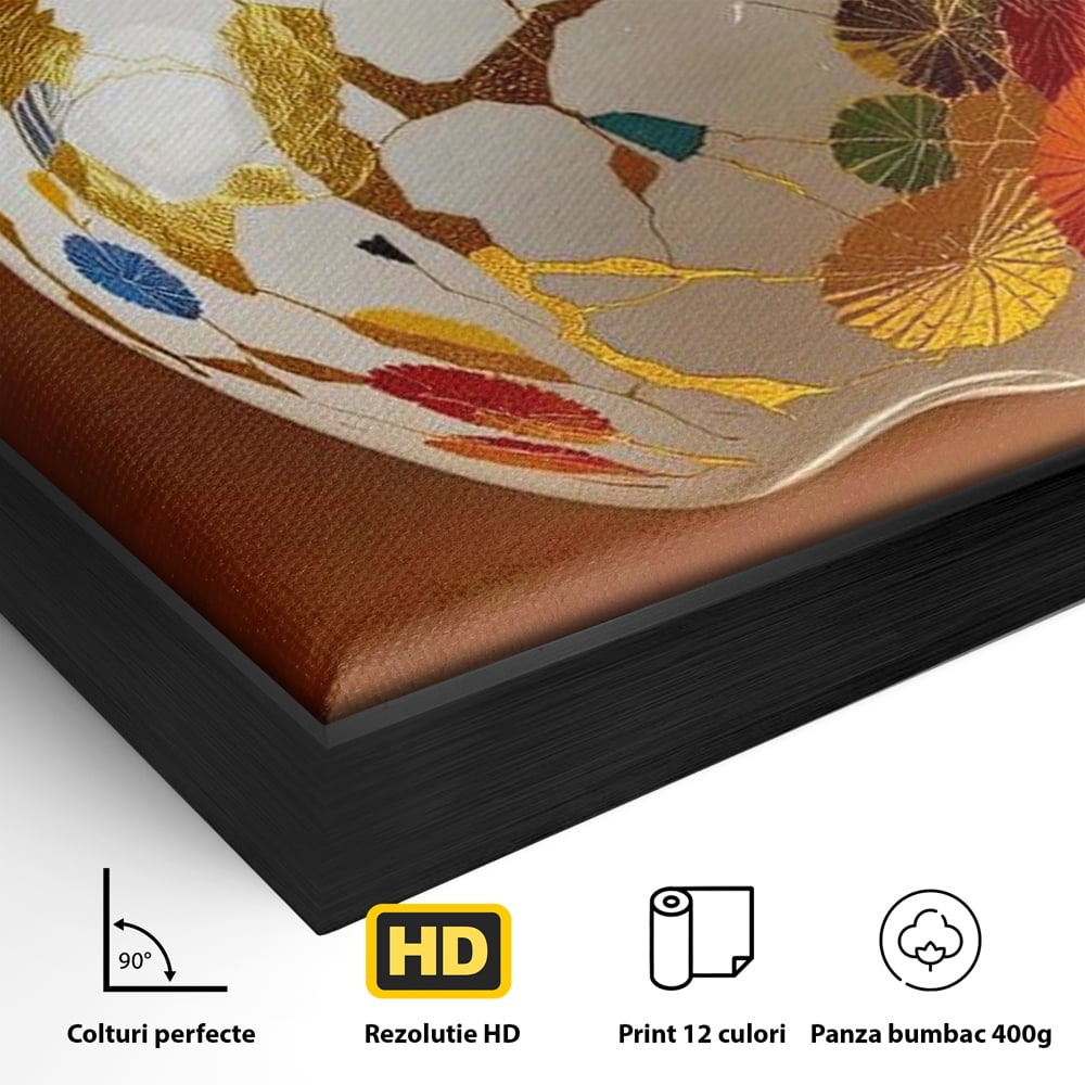 Leinwand Wandkunst Premium, LuxCanva® N1180, Ein Sammlerstück, Porzellan, Kostbar, Luxus, Modern, Elegant, Design, Meer, Japanisch, Orientalisch, Restaurant, Küche