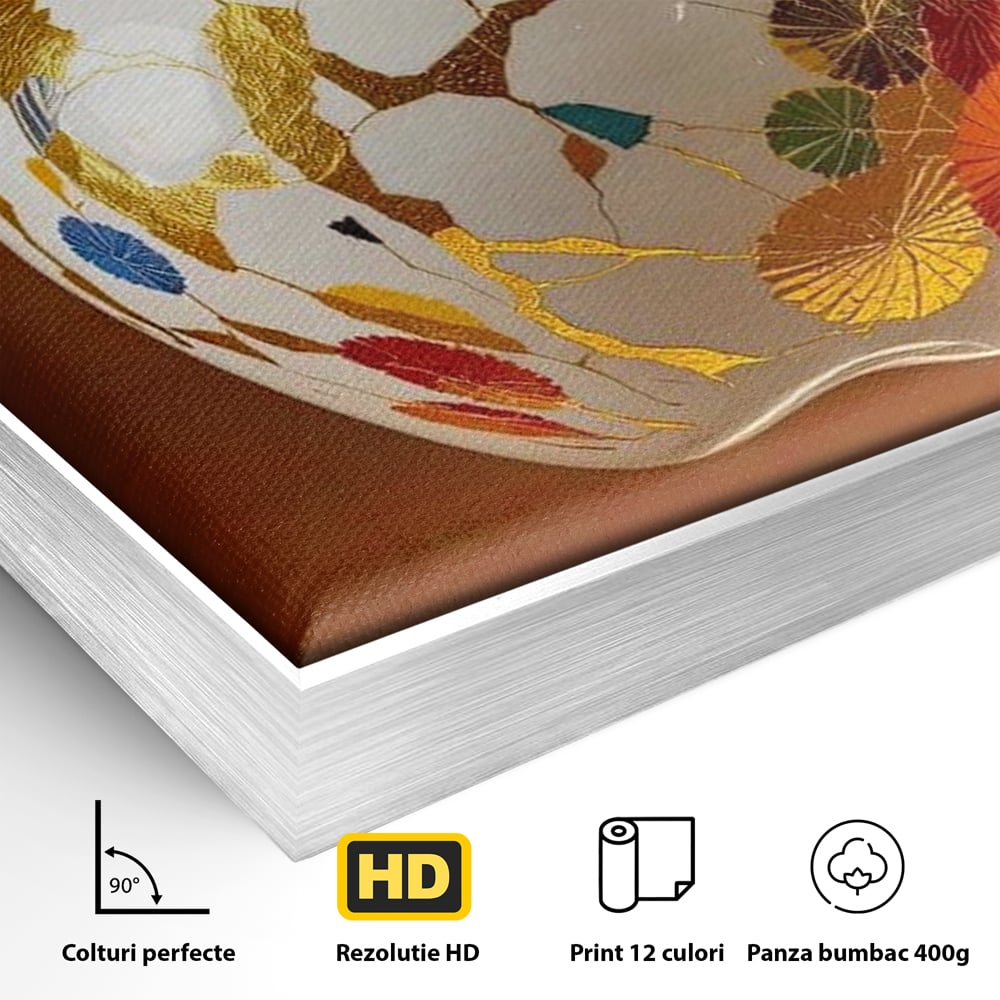 Leinwand Wandkunst Premium, LuxCanva® N1180, Ein Sammlerstück, Porzellan, Kostbar, Luxus, Modern, Elegant, Design, Meer, Japanisch, Orientalisch, Restaurant, Küche