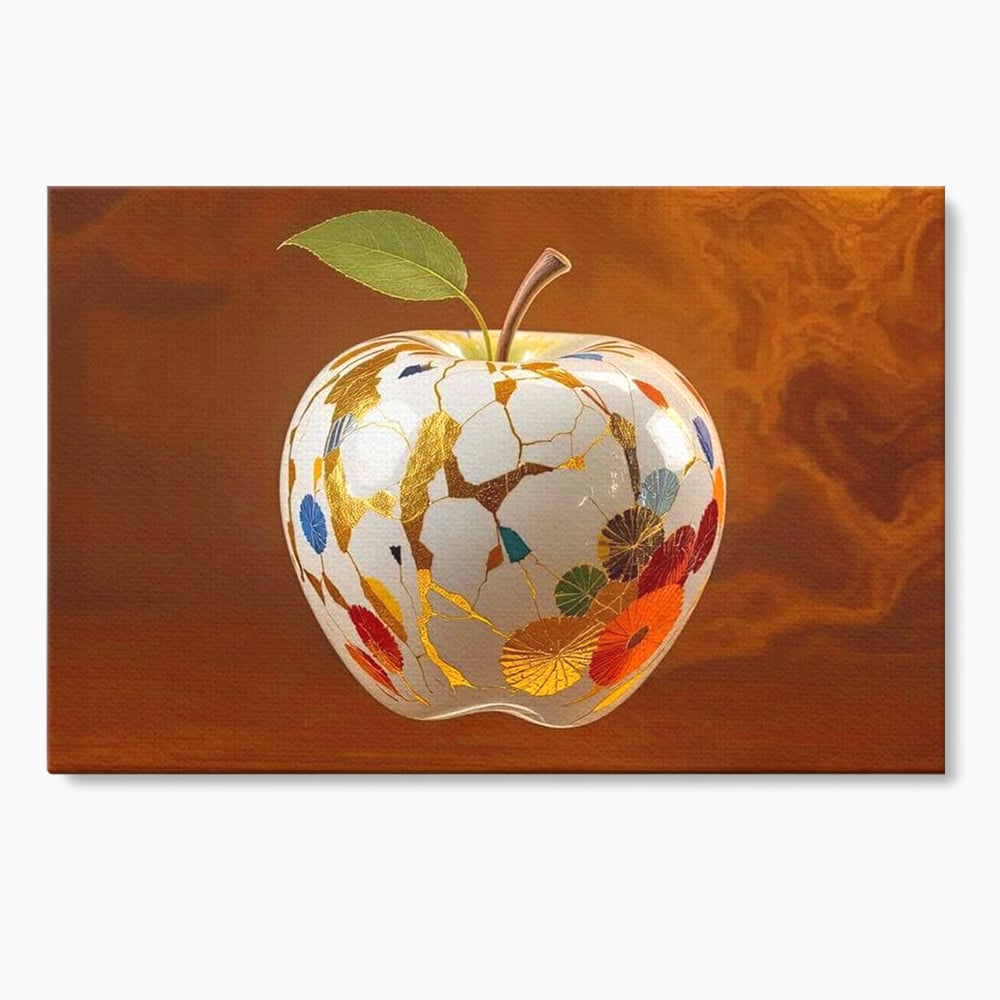 Leinwand Wandkunst Premium, LuxCanva® N1180, Ein Sammlerstück, Porzellan, Kostbar, Luxus, Modern, Elegant, Design, Meer, Japanisch, Orientalisch, Restaurant, Küche