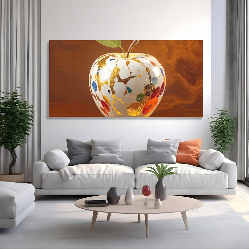 Leinwand Wandkunst Premium, LuxCanva® N1180, Ein Sammlerstück, Porzellan, Kostbar, Luxus, Modern, Elegant, Design, Meer, Japanisch, Orientalisch, Restaurant, Küche