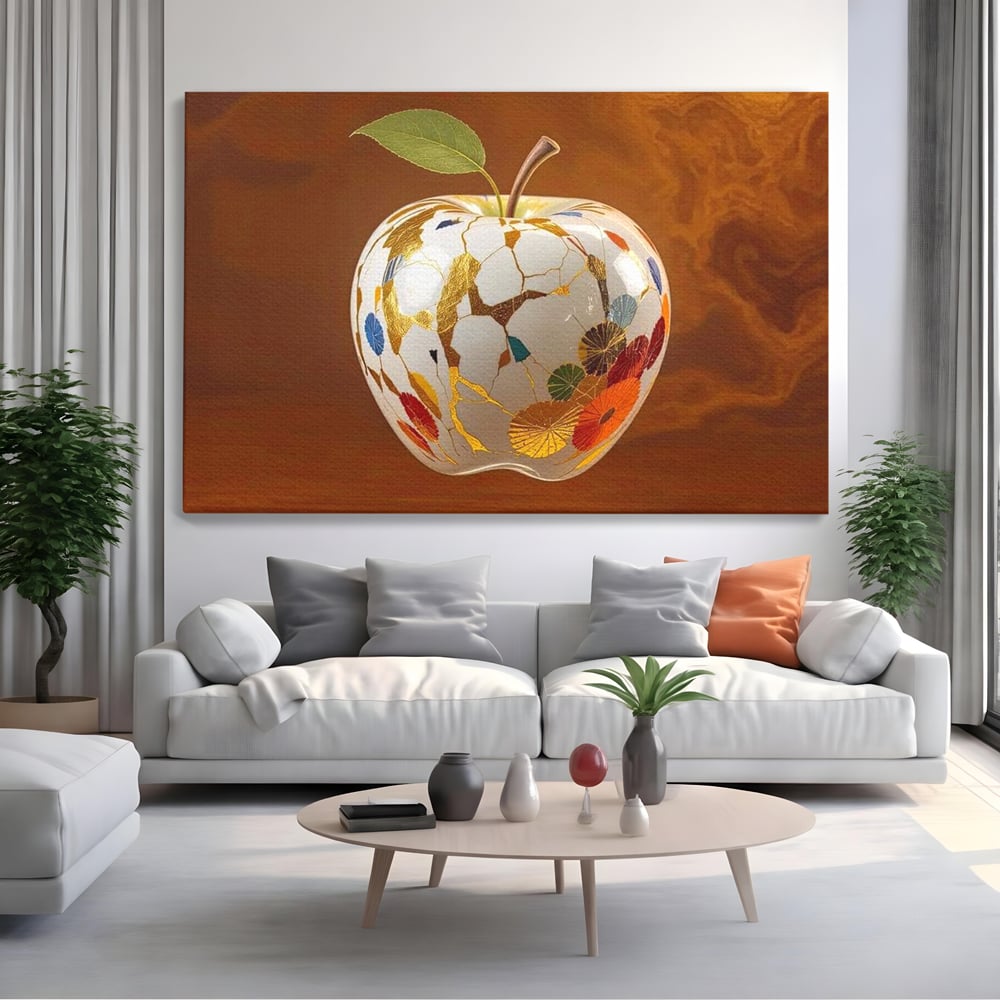 Leinwand Wandkunst Premium, LuxCanva® N1180, Ein Sammlerstück, Porzellan, Kostbar, Luxus, Modern, Elegant, Design, Meer, Japanisch, Orientalisch, Restaurant, Küche