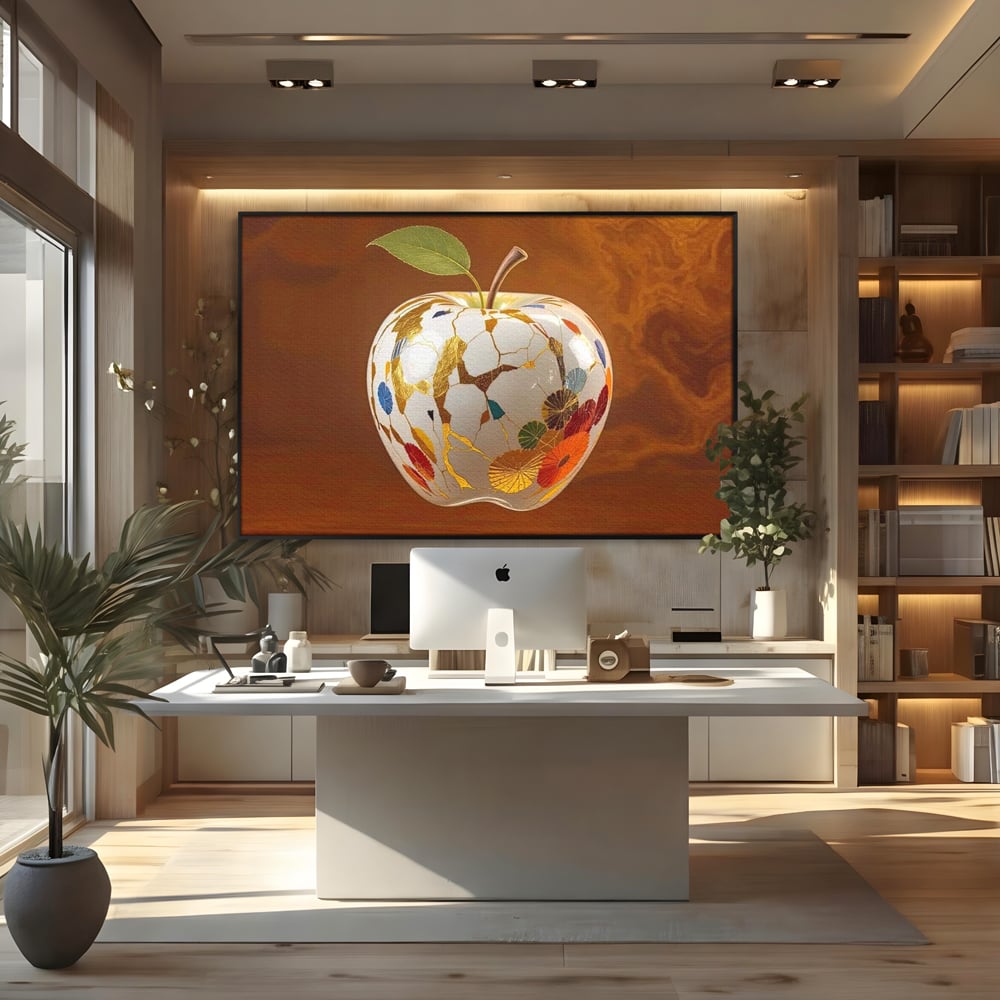 Leinwand Wandkunst Premium, LuxCanva® N1180, Ein Sammlerstück, Porzellan, Kostbar, Luxus, Modern, Elegant, Design, Meer, Japanisch, Orientalisch, Restaurant, Küche