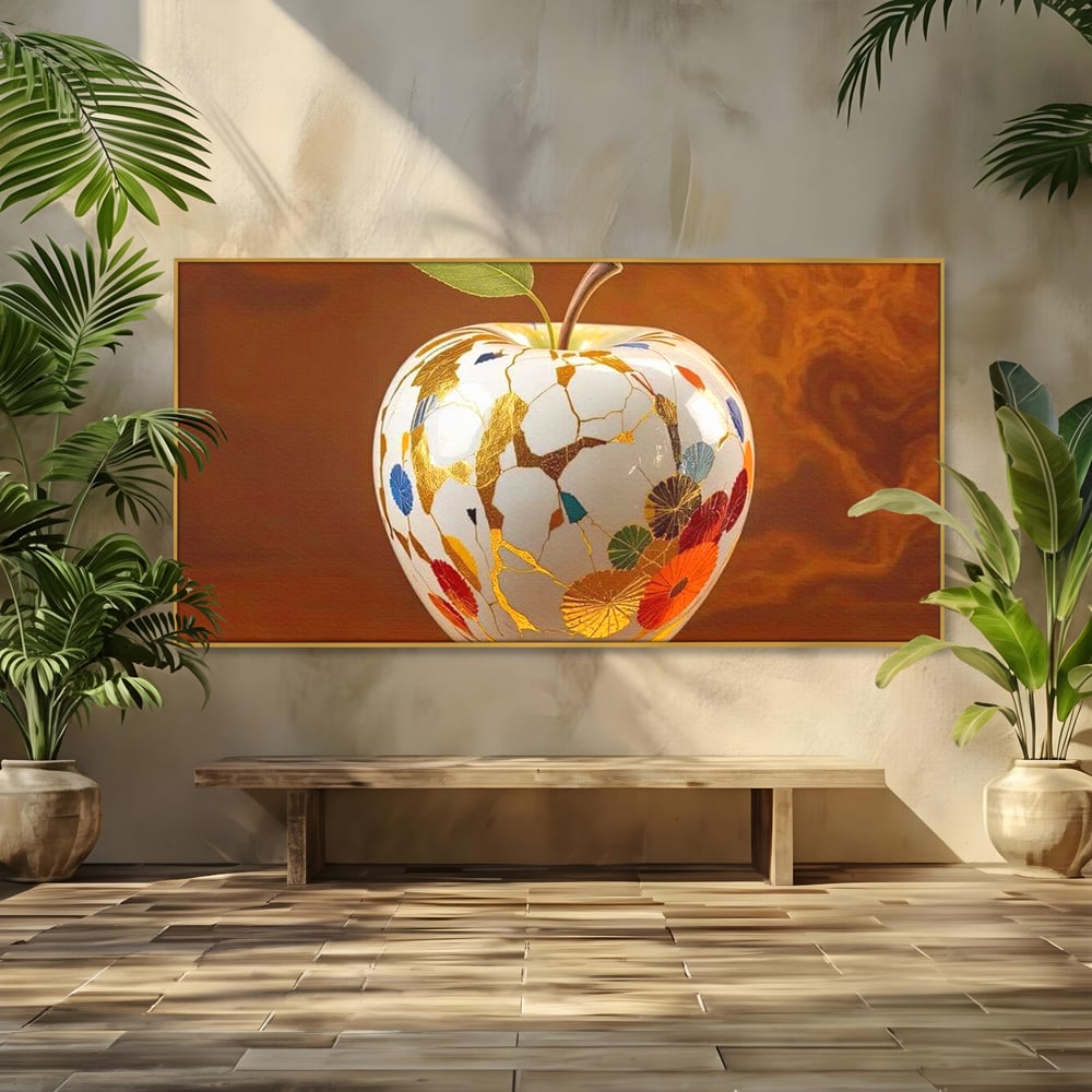 Leinwand Wandkunst Premium, LuxCanva® N1180, Ein Sammlerstück, Porzellan, Kostbar, Luxus, Modern, Elegant, Design, Meer, Japanisch, Orientalisch, Restaurant, Küche