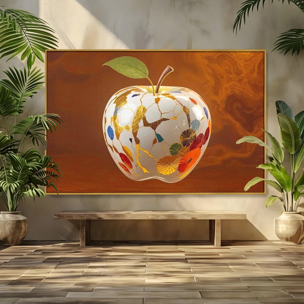 Leinwand Wandkunst Premium, LuxCanva® N1180, Ein Sammlerstück, Porzellan, Kostbar, Luxus, Modern, Elegant, Design, Meer, Japanisch, Orientalisch, Restaurant, Küche