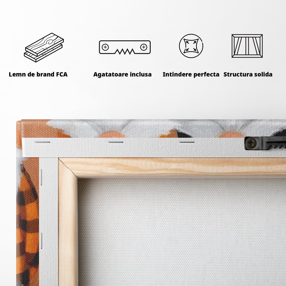 Tablou Canvas Premium, LuxCanva® N1182, Micii Gardieni ai Toamnei, Dovleac, Gnomi, Halloween, Pitici, Recolta, Sarbatoare, Sezon, Pub, Bar, Lounge, Restaurant, Bucatarie