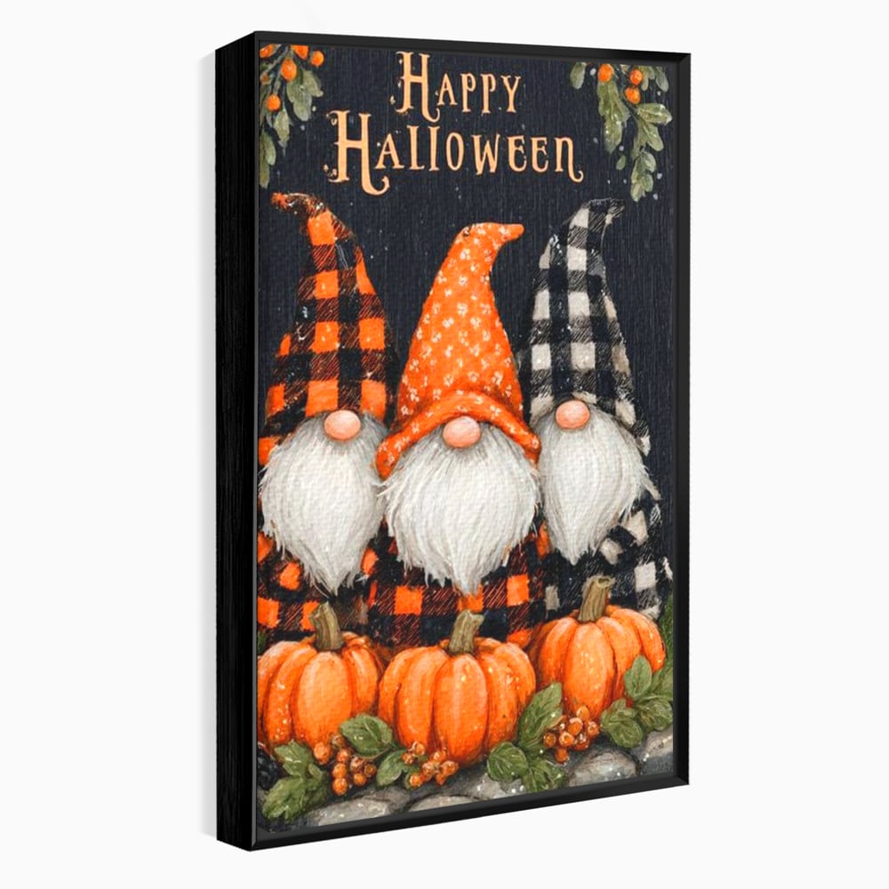 Leinwand Premium Canvas Wandkunst, LuxCanva® N1183, Halloween Geschichte, Kobolde, Urlaub, Magie, Gnome, Kürbis, Blumen, Obst, Pub, Bar, Lounge, Restaurant, Küche