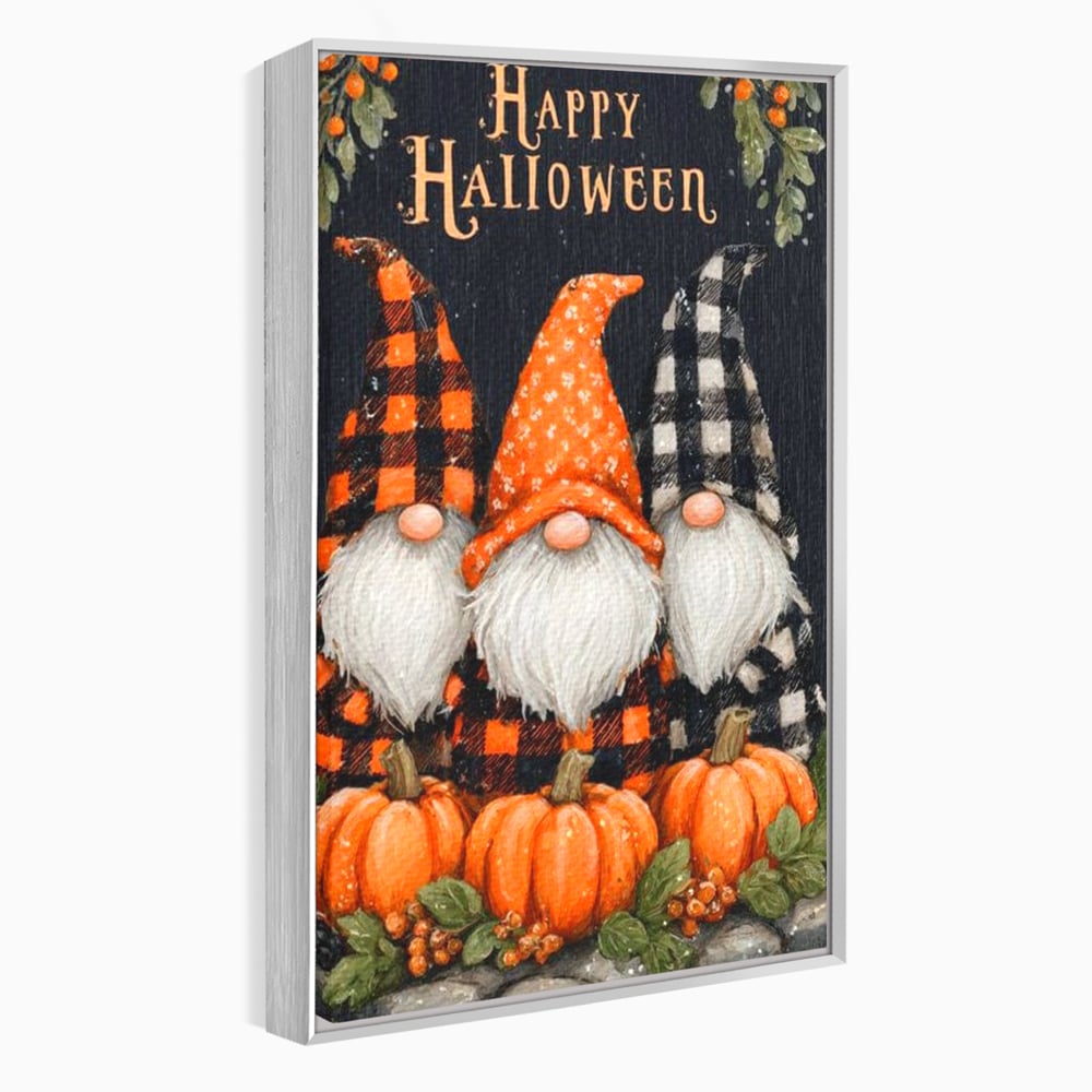 Leinwand Premium Canvas Wandkunst, LuxCanva® N1183, Halloween Geschichte, Kobolde, Urlaub, Magie, Gnome, Kürbis, Blumen, Obst, Pub, Bar, Lounge, Restaurant, Küche