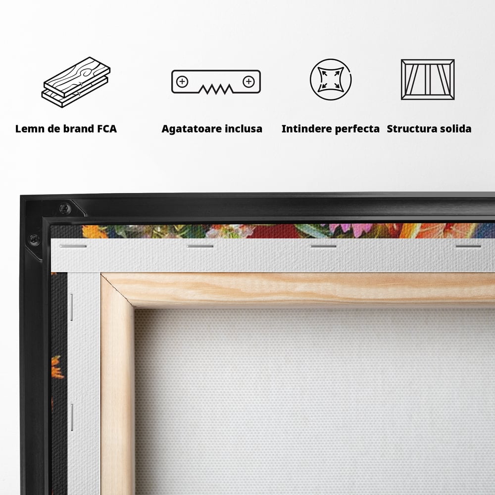 Tablou Canvas Premium, LuxCanva® N1187, Flacara Eterna, Craniu, Fructe, Modern, Portocale, Flori, Halloween, Fluturi, Pub, Bar, Lounge, Restaurant, Bucatarie