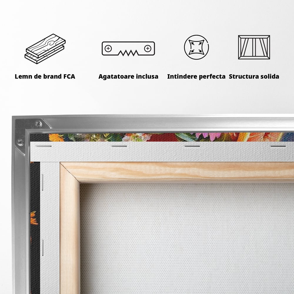 Tablou Canvas Premium, LuxCanva® N1187, Flacara Eterna, Craniu, Fructe, Modern, Portocale, Flori, Halloween, Fluturi, Pub, Bar, Lounge, Restaurant, Bucatarie