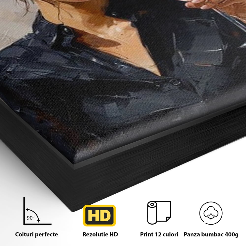 Tablou Canvas Premium, LuxCanva® N1199, Roz Efervescent, Feminin, Ochelari de Soare, Roz, Chic, Pahar, Vin, Sofisticat, Pub, Bar, Lounge, Restaurant, Bucatarie