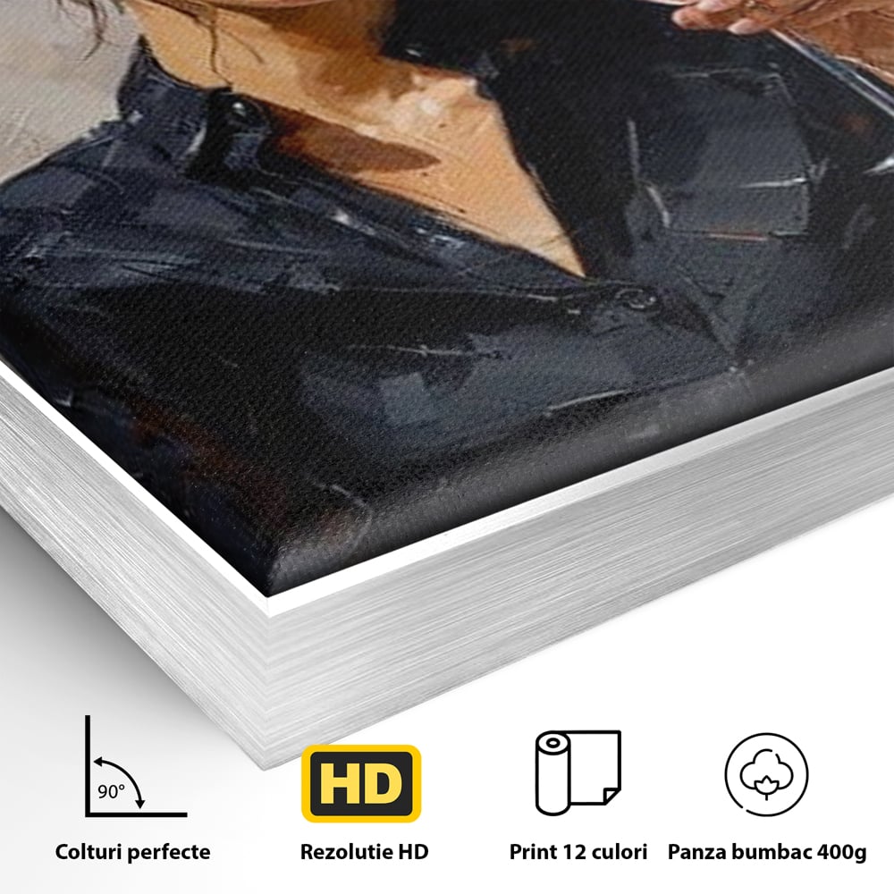 Tablou Canvas Premium, LuxCanva® N1199, Roz Efervescent, Feminin, Ochelari de Soare, Roz, Chic, Pahar, Vin, Sofisticat, Pub, Bar, Lounge, Restaurant, Bucatarie