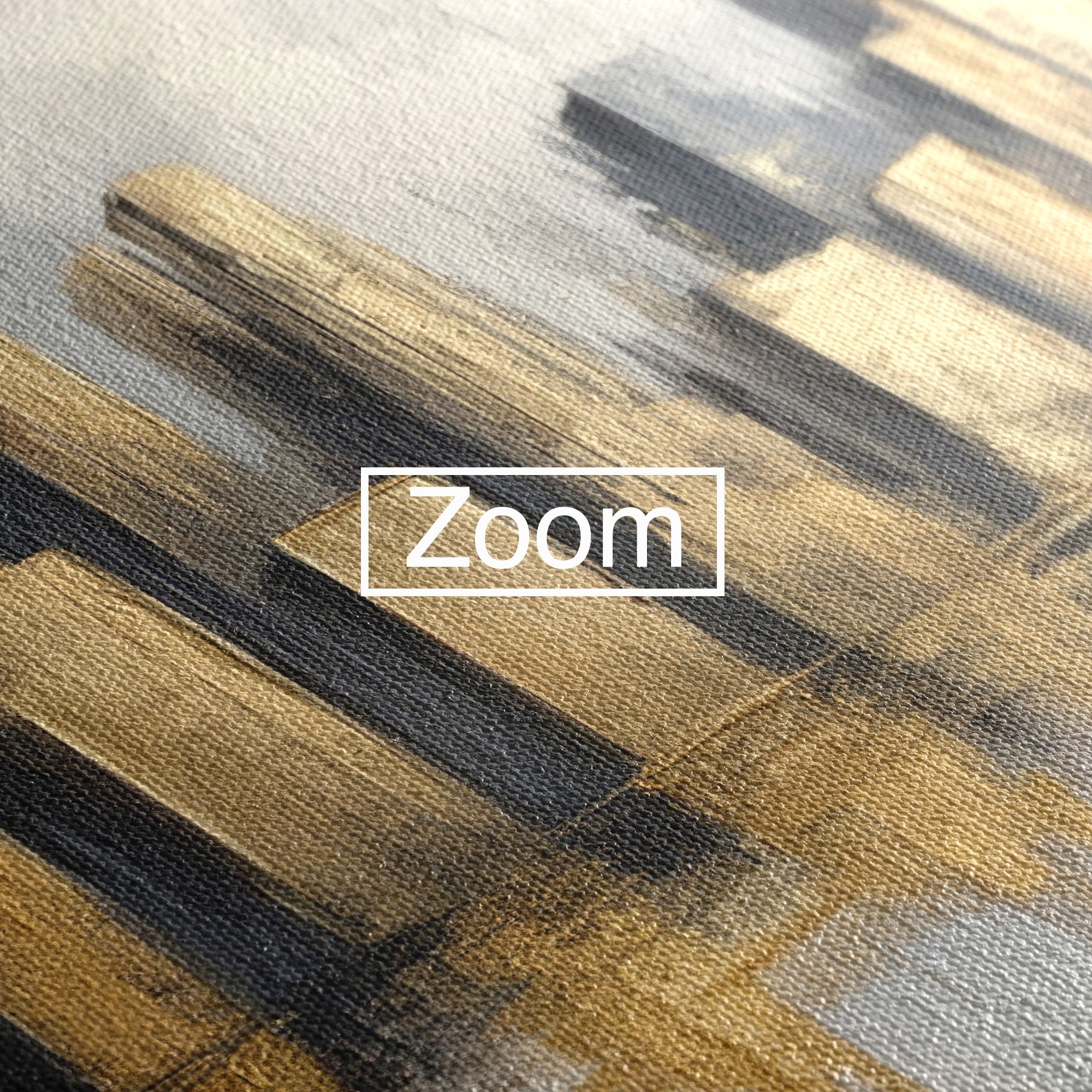 Tablou Canvas Premium LuxCanva® O1021, Orasul De Aur, Oras, Peisaj Urban, Abstract, Aur, Birou, Living, Culori Vibrante
