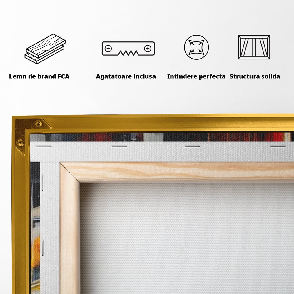 Leinwandbilder Premium, LuxCanva® O1025, Fragmente der Unendlichkeit, Feuer, Stille, Tiefe, Echo, Zeit, Schicksal, Mauern, Labyrinth, Brennen, Brüche, Sonnenuntergang, Schatten, Stadt, Schatten, Geometer, Büro, Wohnen, Schlafzimmer