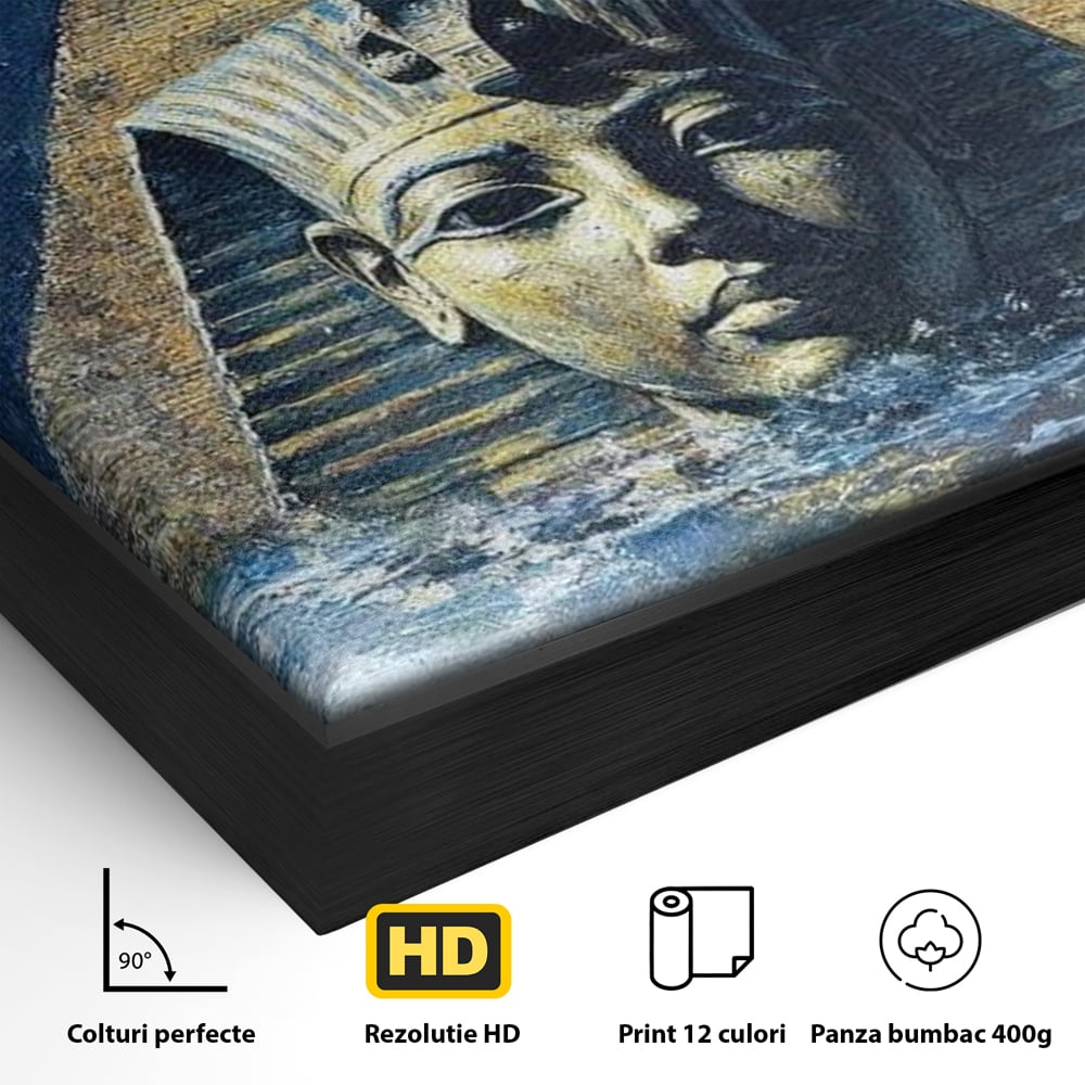 Leinwandbilder Premium, LuxCanva® O1039, Geheimnisse der Pharaonen, Pyramide, Wasser, Ewigkeit, Gesicht, Ägypten, Antike, Antike, Macht, Macht, Antike, Sphinx, Heilige, Symbole, Zivilisation, Tempel, Büro, Wohnen, Schlafzimmer