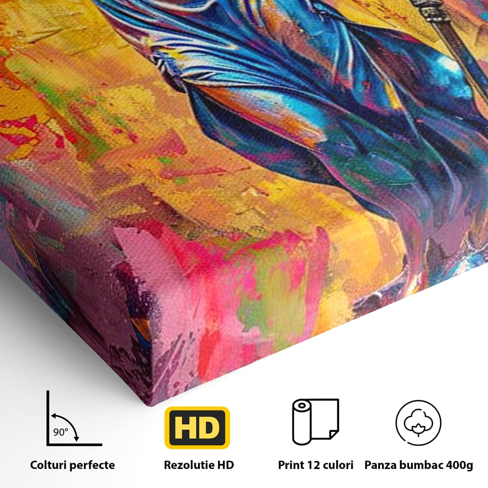 Tablou Canvas Premium, LuxCanva® O1042, Themis, Zeita Justitiei, Echilibru, Dreptate, Putere, Simbol, Balanta, Sabie, Echitate, Lege, Ordine, Adevar, Autoritate, Integritate, Birou, Living, Dormitor