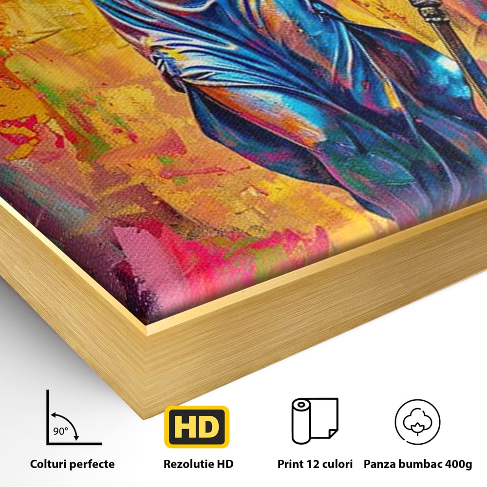 Tablou Canvas Premium, LuxCanva® O1042, Themis, Zeita Justitiei, Echilibru, Dreptate, Putere, Simbol, Balanta, Sabie, Echitate, Lege, Ordine, Adevar, Autoritate, Integritate, Birou, Living, Dormitor