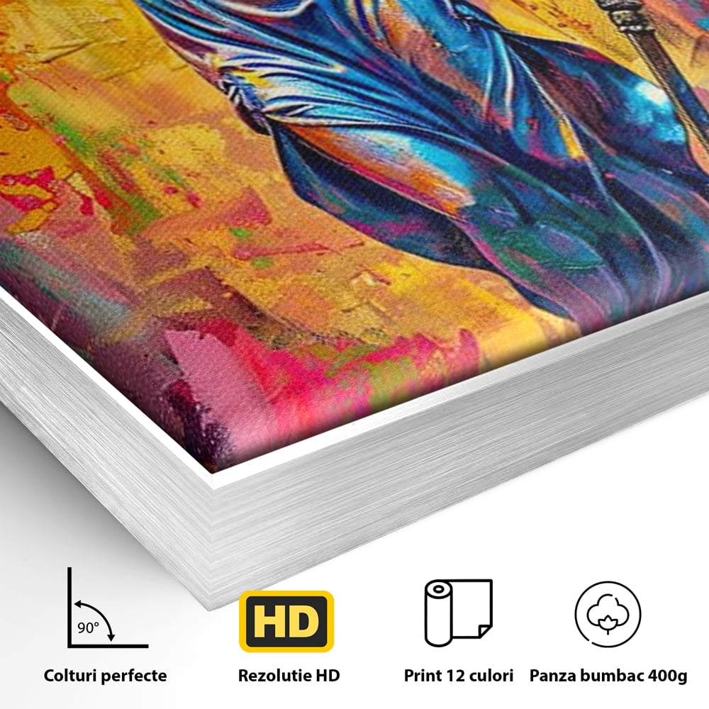 Tablou Canvas Premium, LuxCanva® O1042, Themis, Zeita Justitiei, Echilibru, Dreptate, Putere, Simbol, Balanta, Sabie, Echitate, Lege, Ordine, Adevar, Autoritate, Integritate, Birou, Living, Dormitor