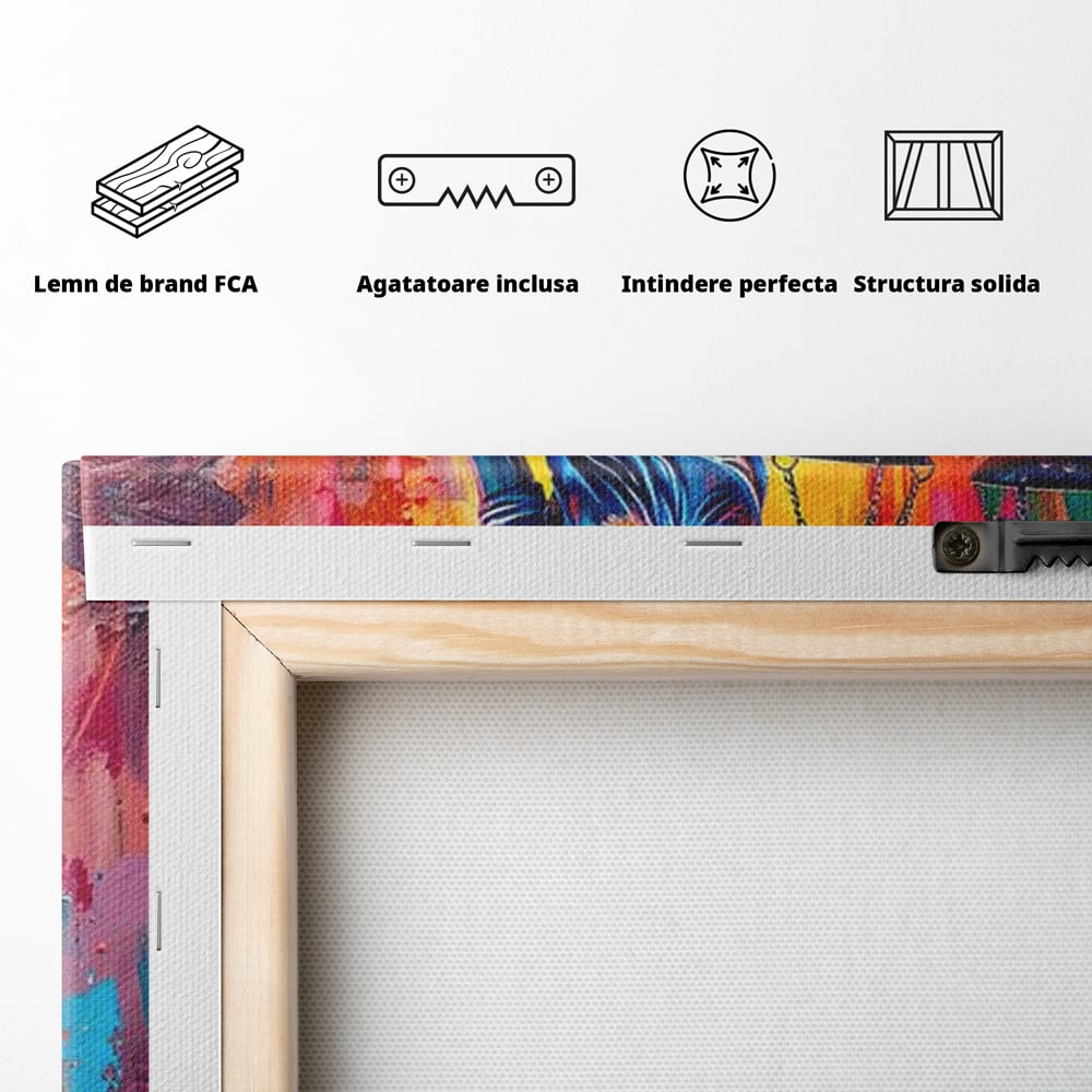 Tablou Canvas Premium, LuxCanva® O1042, Themis, Zeita Justitiei, Echilibru, Dreptate, Putere, Simbol, Balanta, Sabie, Echitate, Lege, Ordine, Adevar, Autoritate, Integritate, Birou, Living, Dormitor
