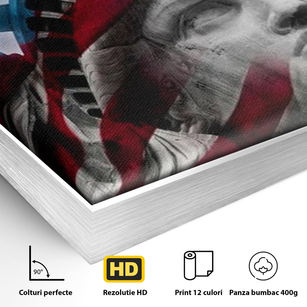 Tablou Canvas Premium, LuxCanva® O1047, Eterna Gardiana, Libertate, America, Spirit, Natiune, Steag, Vis, Patriotism, Simbol, Statuie, Identitate, Independenta, Democratic, Birou, Living, Dormitor