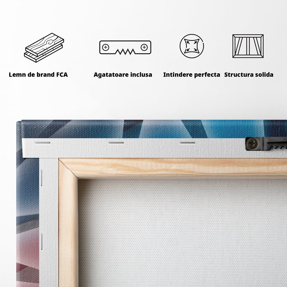 Tablou Canvas Premium, LuxCanva® O1047, Eterna Gardiana, Libertate, America, Spirit, Natiune, Steag, Vis, Patriotism, Simbol, Statuie, Identitate, Independenta, Democratic, Birou, Living, Dormitor
