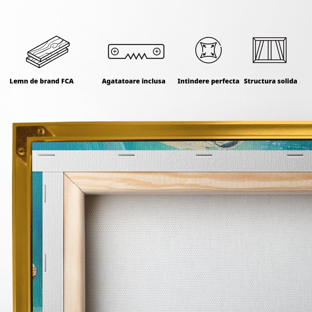 Tablou Canvas Premium, LuxCanva® O1052, Faraonul din Adancuri, Scufundat, Tacere, Liniste, Pierdut, Somn, Ocean, Mostenire, Egipt, Nil, Civilizatie, Timp, Subacvatic, Etern, Birou, Living, Dormitor