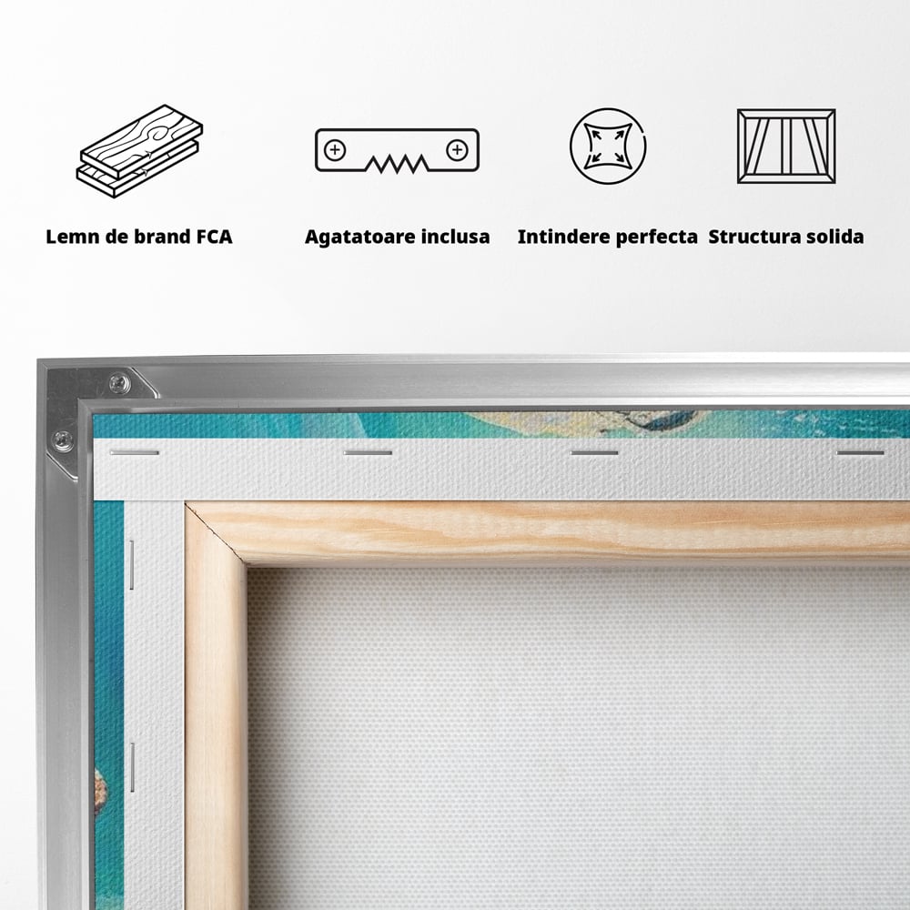 Tablou Canvas Premium, LuxCanva® O1052, Faraonul din Adancuri, Scufundat, Tacere, Liniste, Pierdut, Somn, Ocean, Mostenire, Egipt, Nil, Civilizatie, Timp, Subacvatic, Etern, Birou, Living, Dormitor