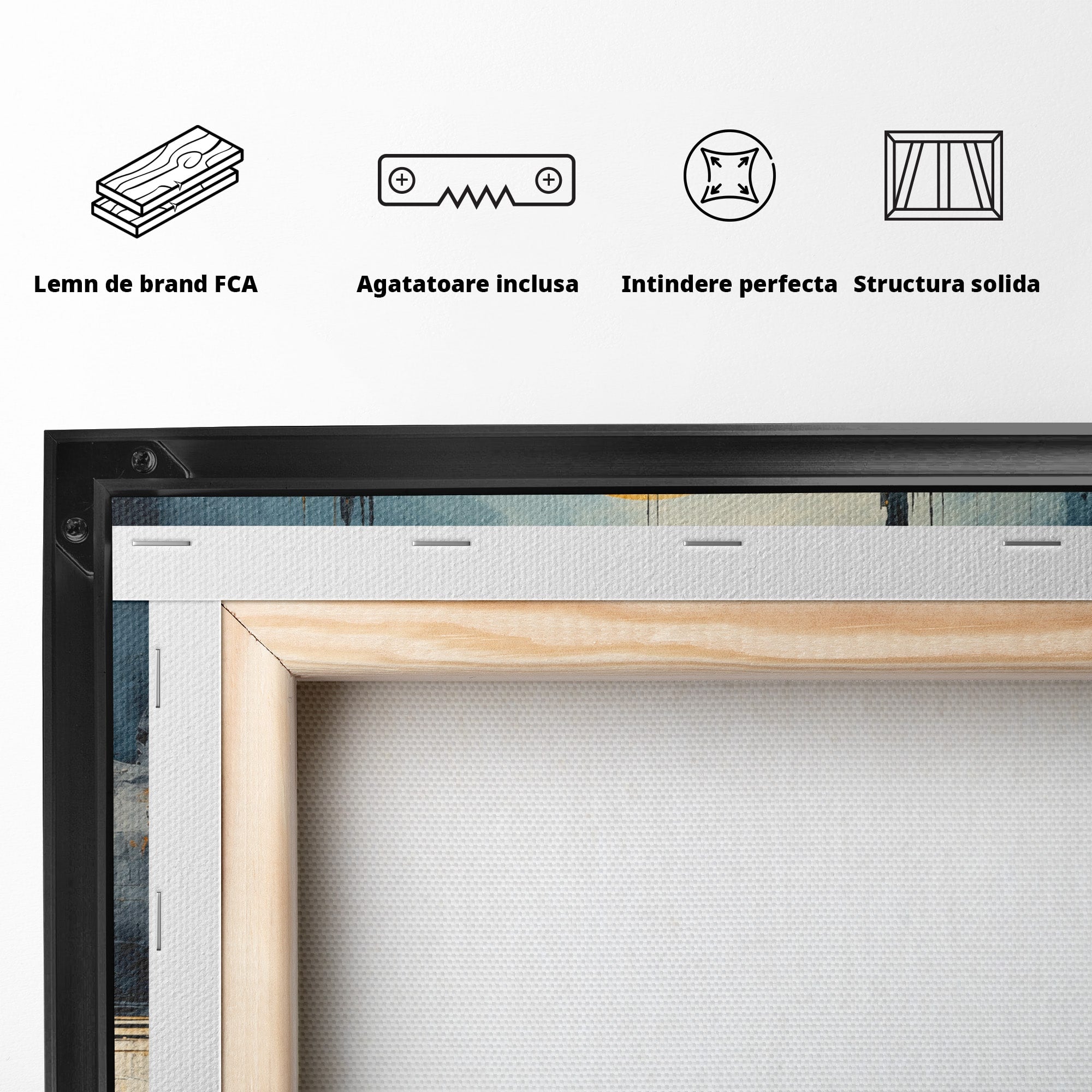 Tablou Canvas Premium LuxCanva® O1068, Orasul Apocaliptic, Oras, Apocaliptic, Peisaj, Futurist, Dormitor, Culori Vibrante