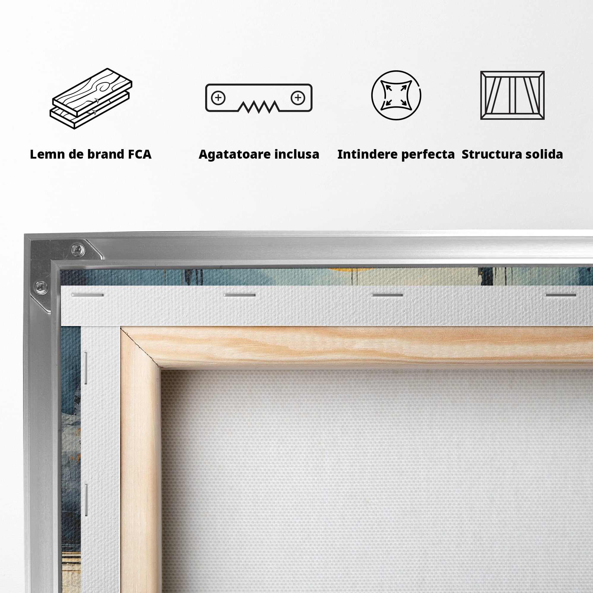 Tablou Canvas Premium LuxCanva® O1068, Orasul Apocaliptic, Oras, Apocaliptic, Peisaj, Futurist, Dormitor, Culori Vibrante