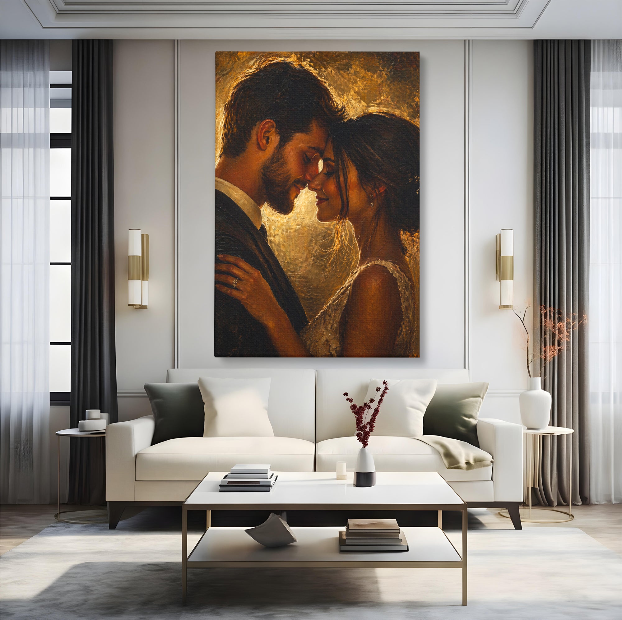 Tablou Personalizat Pictura Clasica | Cadou elegant | Vertical Portret