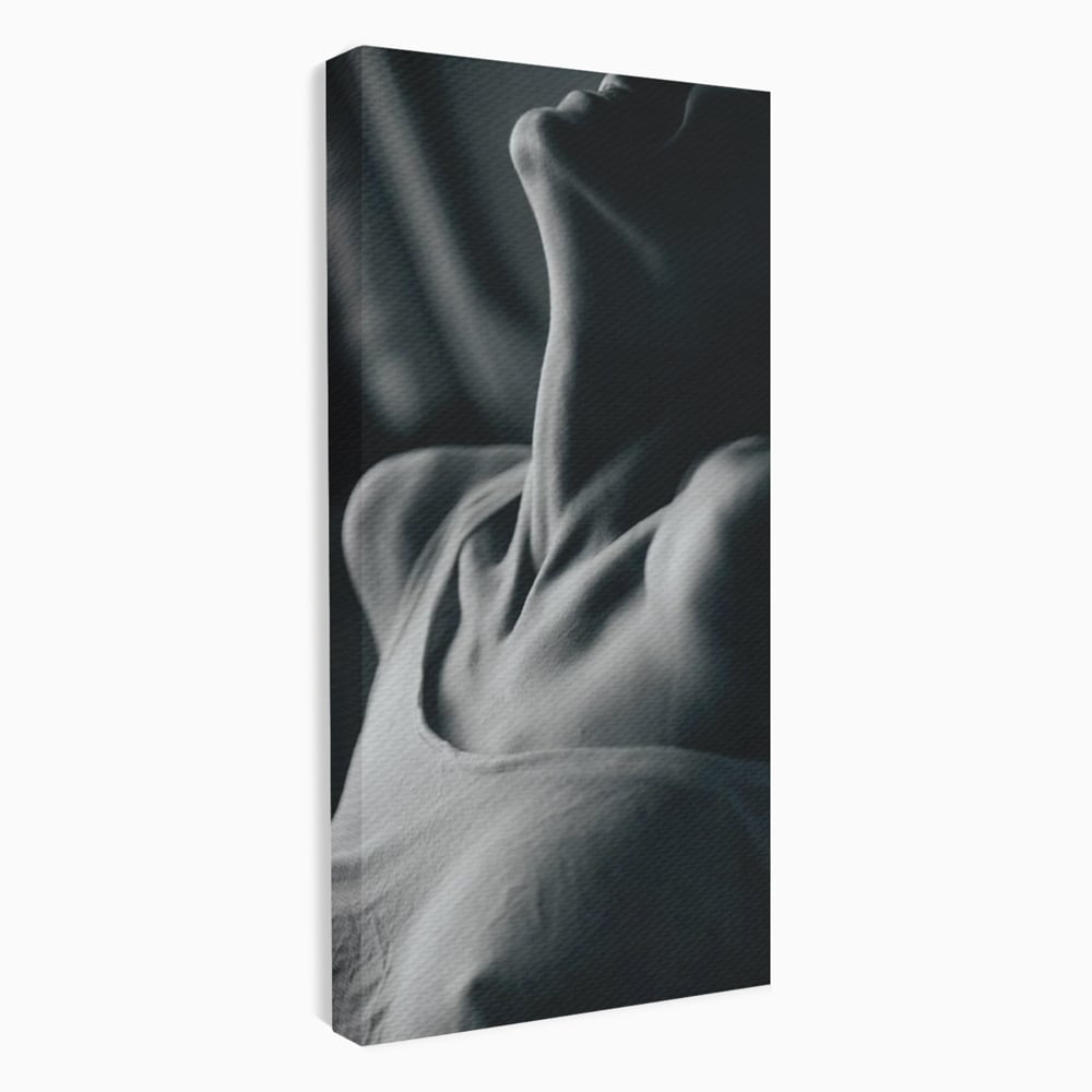 Tablou Canvas Premium, LuxCanva® P1013, Între Relaxare și Ardere, Sexy, Divin, Frumusete, Respiratie, Suspin, Dimineata, Cuplu, Asteptare, Dorinta, Fotografie, Living, Dormitor