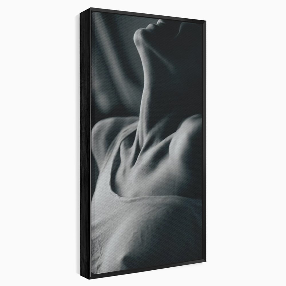 Tablou Canvas Premium, LuxCanva® P1013, Între Relaxare și Ardere, Sexy, Divin, Frumusete, Respiratie, Suspin, Dimineata, Cuplu, Asteptare, Dorinta, Fotografie, Living, Dormitor