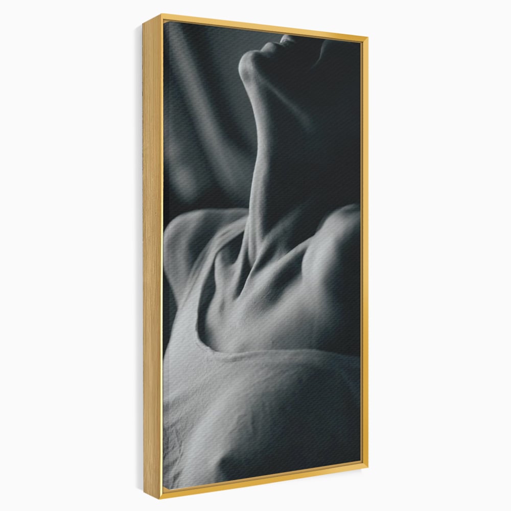 Tablou Canvas Premium, LuxCanva® P1013, Între Relaxare și Ardere, Sexy, Divin, Frumusete, Respiratie, Suspin, Dimineata, Cuplu, Asteptare, Dorinta, Fotografie, Living, Dormitor