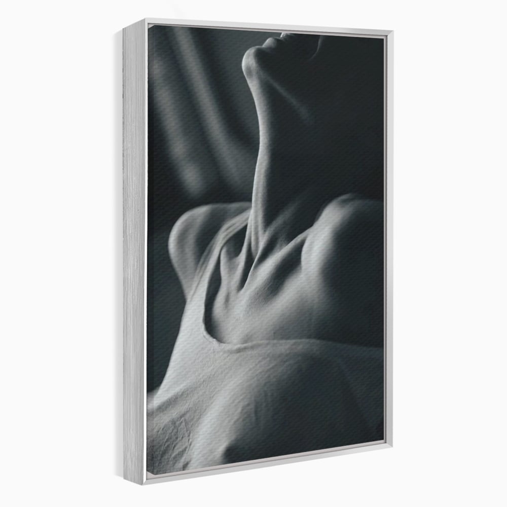 Tablou Canvas Premium, LuxCanva® P1013, Între Relaxare și Ardere, Sexy, Divin, Frumusete, Respiratie, Suspin, Dimineata, Cuplu, Asteptare, Dorinta, Fotografie, Living, Dormitor