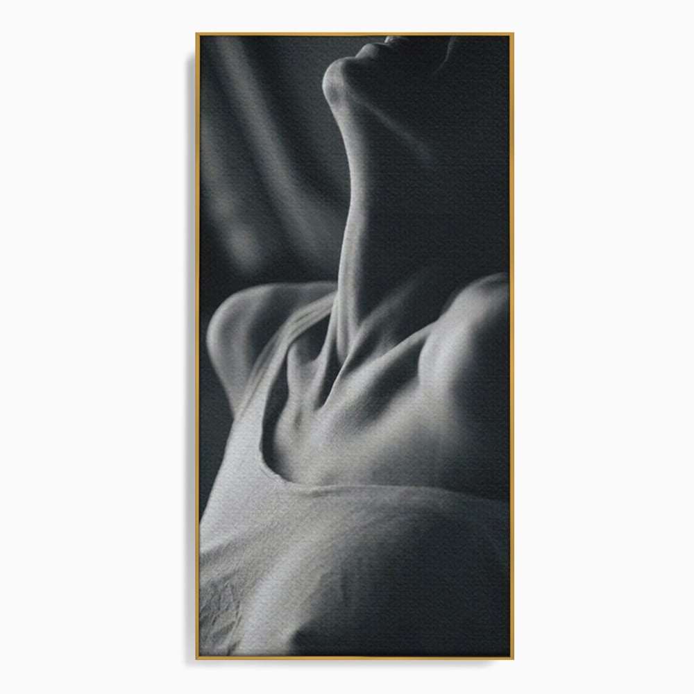 Tablou Canvas Premium, LuxCanva® P1013, Între Relaxare și Ardere, Sexy, Divin, Frumusete, Respiratie, Suspin, Dimineata, Cuplu, Asteptare, Dorinta, Fotografie, Living, Dormitor