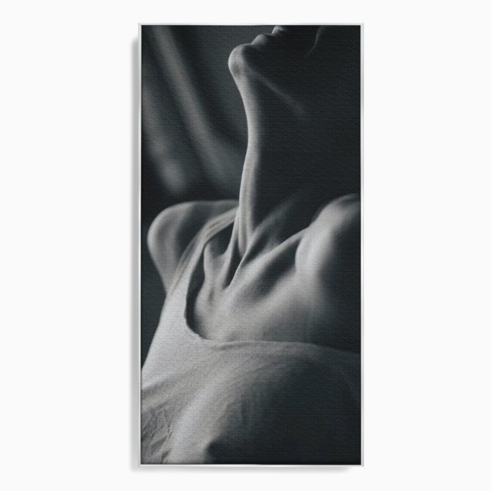 Tablou Canvas Premium, LuxCanva® P1013, Între Relaxare și Ardere, Sexy, Divin, Frumusete, Respiratie, Suspin, Dimineata, Cuplu, Asteptare, Dorinta, Fotografie, Living, Dormitor