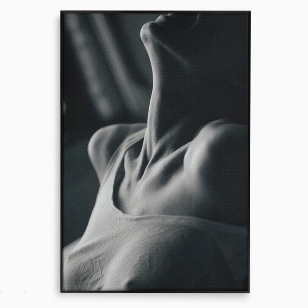 Tablou Canvas Premium, LuxCanva® P1013, Între Relaxare și Ardere, Sexy, Divin, Frumusete, Respiratie, Suspin, Dimineata, Cuplu, Asteptare, Dorinta, Fotografie, Living, Dormitor