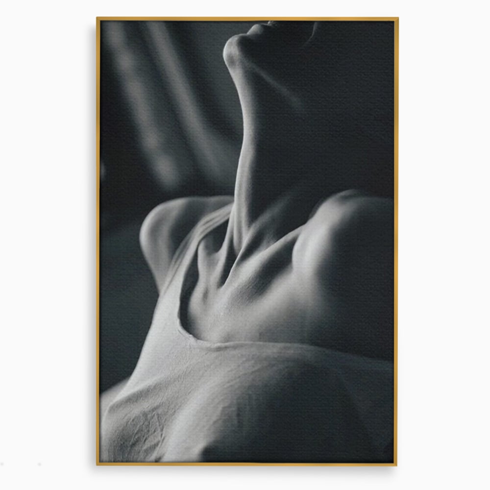Tablou Canvas Premium, LuxCanva® P1013, Între Relaxare și Ardere, Sexy, Divin, Frumusete, Respiratie, Suspin, Dimineata, Cuplu, Asteptare, Dorinta, Fotografie, Living, Dormitor