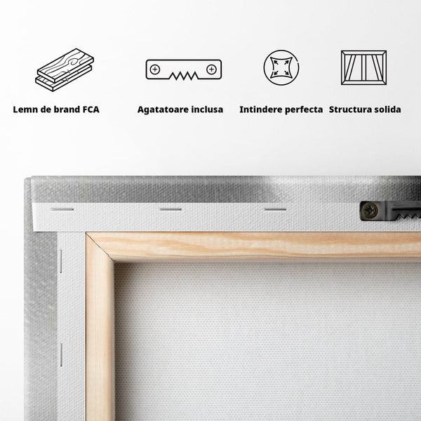 Tablou Canvas Premium, LuxCanva® P1020, Farmec Interzis, Femeie, Ruj, Rosu, Senzual, Buze, Sexy, Privire, Frumusete, Alb, Negru, Dormitor, Living