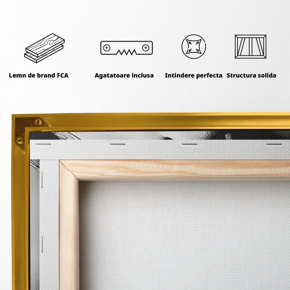 Leinwand Premium Canvas Wandbilder, LuxCanva® P1024, Geschmack der Begierde, Lippen, Lippenstift, Rot, Weiß, Schwarz, Provokativ, Leidenschaftlich, Versuchung, Kuss, Schlafzimmer, Wohnzimmer