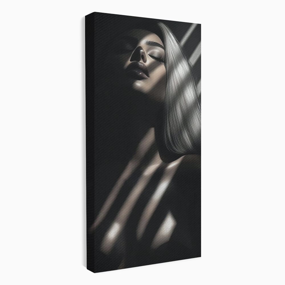 Tablou Canvas Premium, LuxCanva® P1031, Euforia Trupului, Feminitate, Seductie, Umbra, Lumina, Silueta, Sexy, Atractie, Dorinta, Dormitor, Living