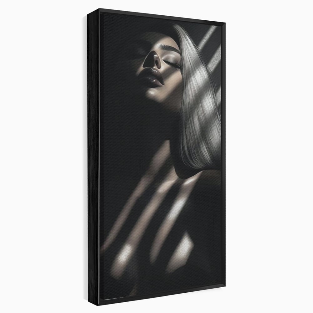 Tablou Canvas Premium, LuxCanva® P1031, Euforia Trupului, Feminitate, Seductie, Umbra, Lumina, Silueta, Sexy, Atractie, Dorinta, Dormitor, Living