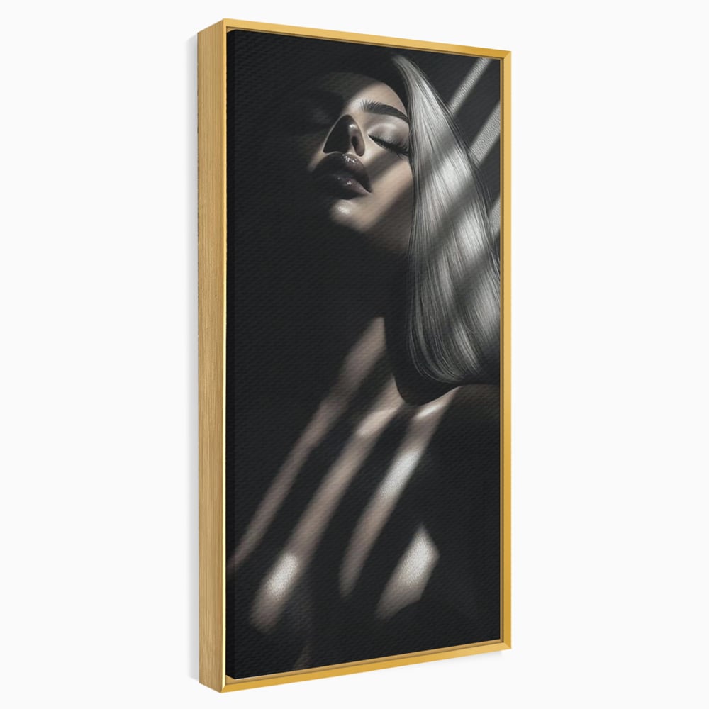 Tablou Canvas Premium, LuxCanva® P1031, Euforia Trupului, Feminitate, Seductie, Umbra, Lumina, Silueta, Sexy, Atractie, Dorinta, Dormitor, Living