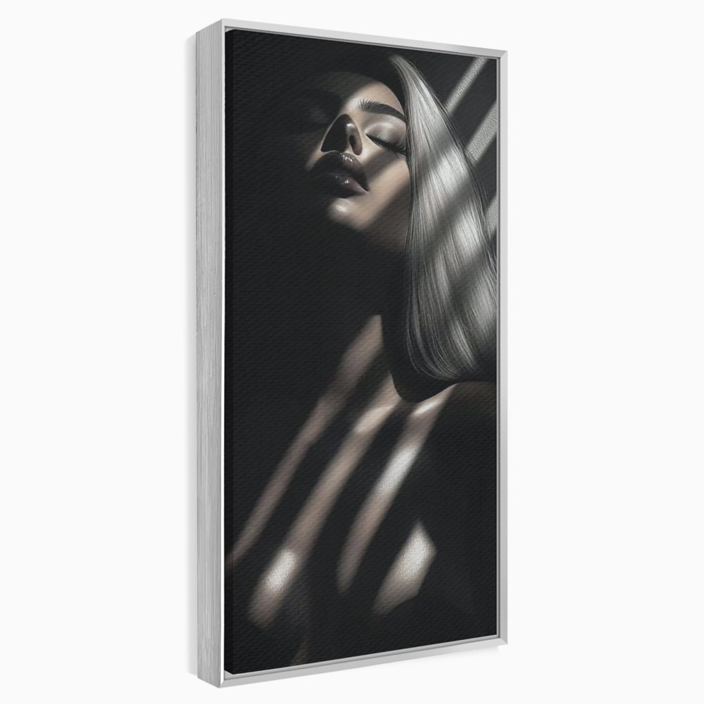 Tablou Canvas Premium, LuxCanva® P1031, Euforia Trupului, Feminitate, Seductie, Umbra, Lumina, Silueta, Sexy, Atractie, Dorinta, Dormitor, Living