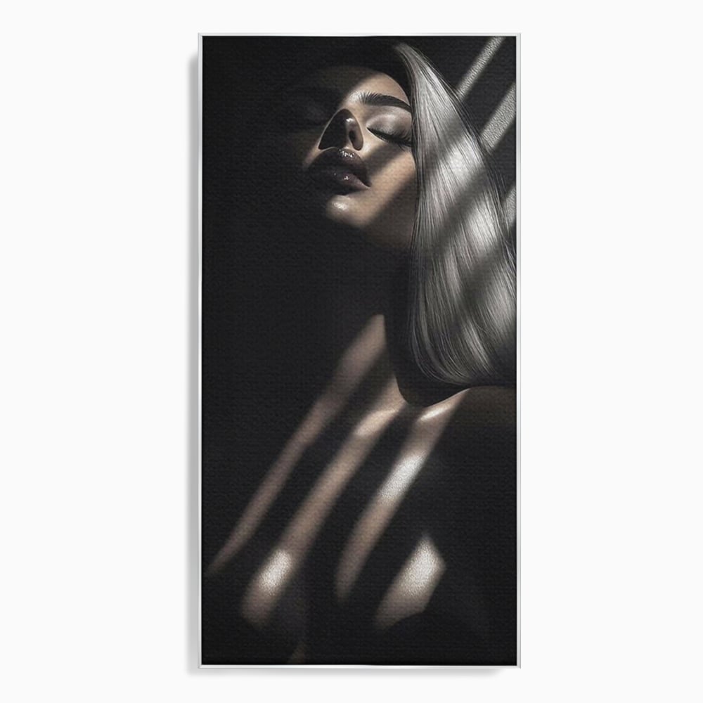 Tablou Canvas Premium, LuxCanva® P1031, Euforia Trupului, Feminitate, Seductie, Umbra, Lumina, Silueta, Sexy, Atractie, Dorinta, Dormitor, Living