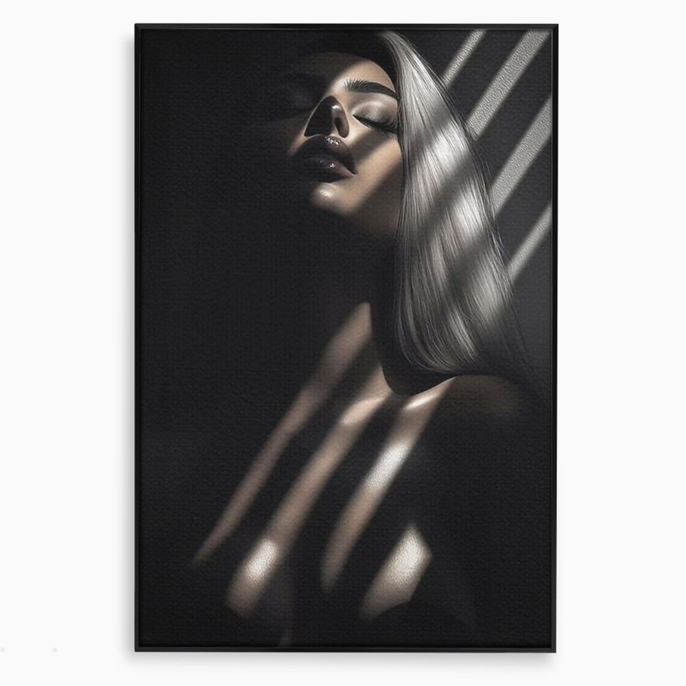 Tablou Canvas Premium, LuxCanva® P1031, Euforia Trupului, Feminitate, Seductie, Umbra, Lumina, Silueta, Sexy, Atractie, Dorinta, Dormitor, Living