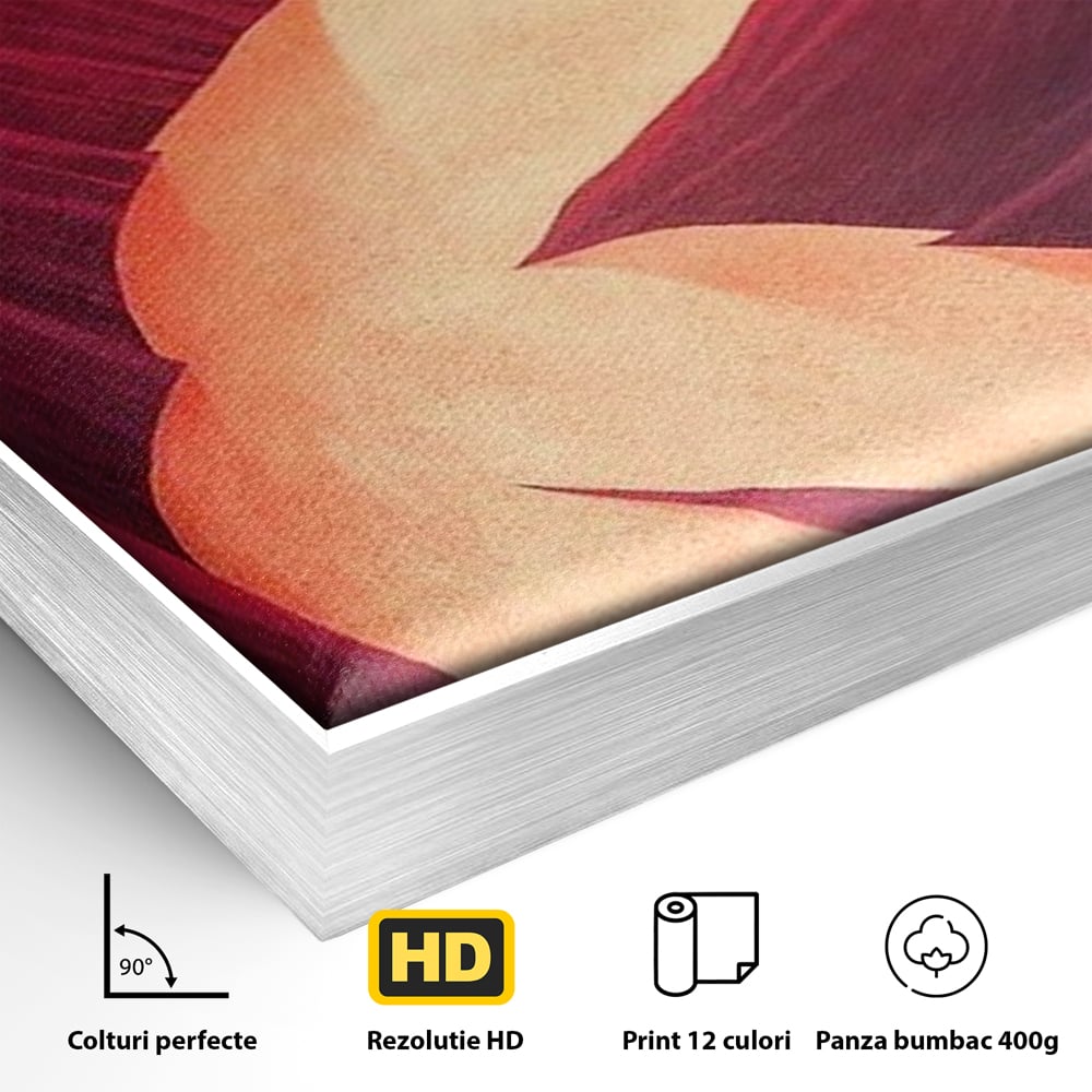 Tablou Canvas Premium, LuxCanva® P1035, Raul Dorintei, Trup, Silueta, Iluzie, Caldura, Apus, Lumina, Feminin, Intens, Dormitor, Living