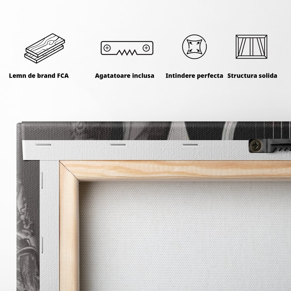 Leinwand Premium Canvas Wandkunst, LuxCanva® P1060, Instrument der Sünde, Gitarre, Silhouette, Körper, Sexy, Frau, Tattoos, Verführerisch, Schlafzimmer, Wohnzimmer