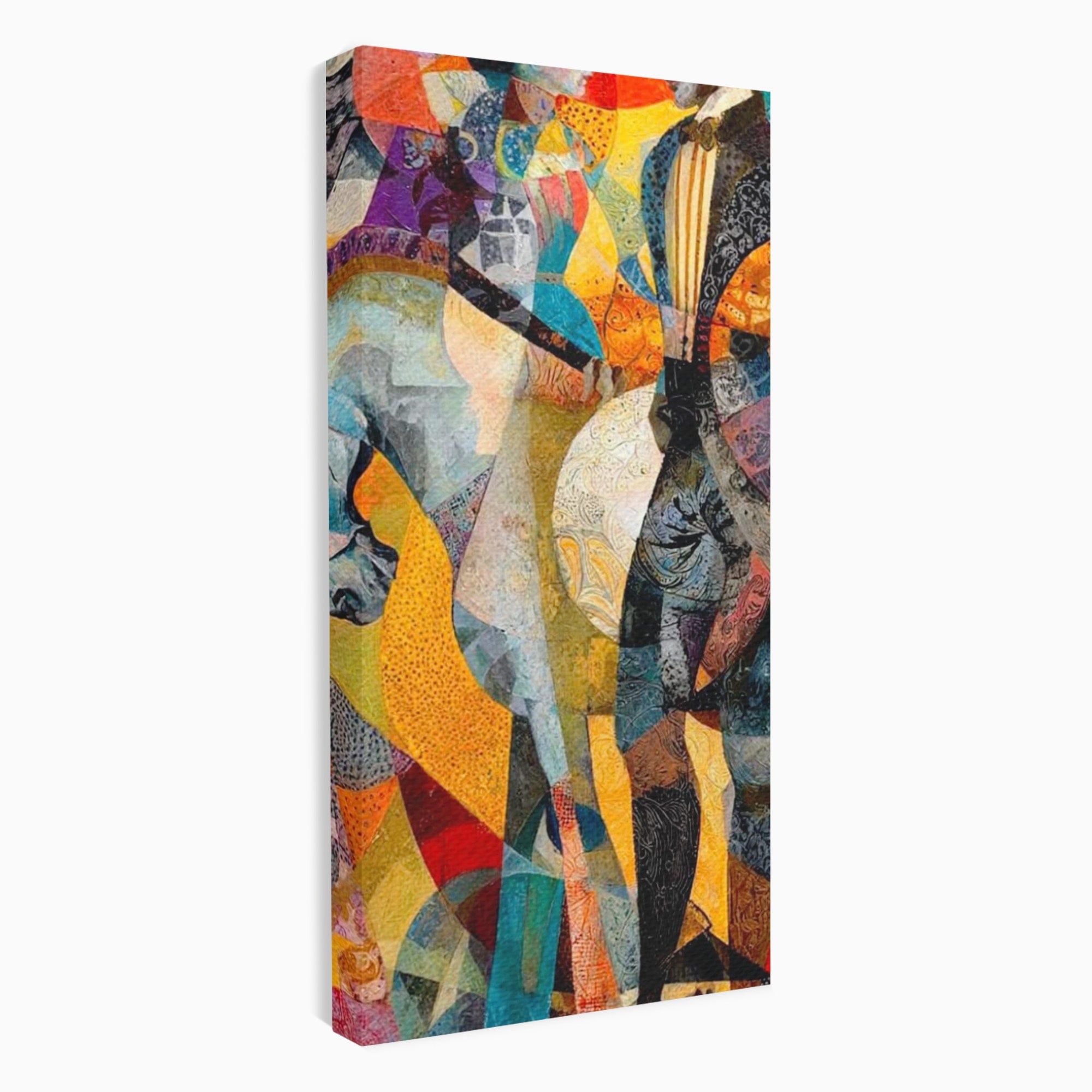 Tablou Canvas Premium LuxCanva® PI1002, Calaret Abstract, Calaret, Abstract, Arta Moderna, Eleganta, Living, Culori Vibrante