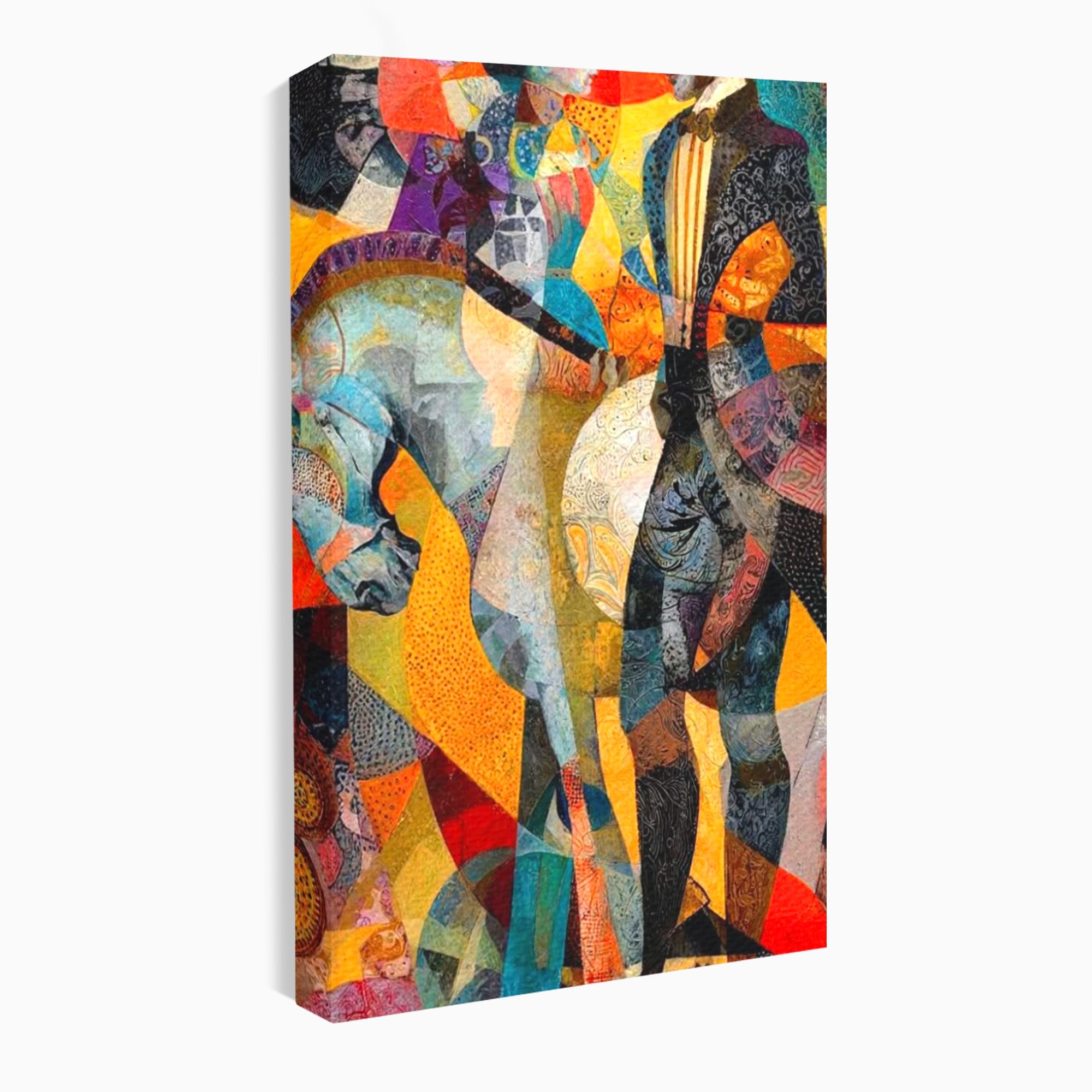 Tablou Canvas Premium LuxCanva® PI1002, Calaret Abstract, Calaret, Abstract, Arta Moderna, Eleganta, Living, Culori Vibrante